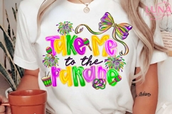 Take Me To The Parade PNG, Mardi Gras PNG, Fleur De Lis PNG Product Image 1