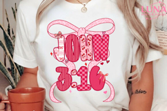 John 3:16 png, Preppy Valentine Png, loved valentine png Product Image 2