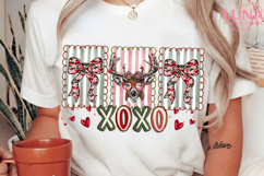 Xoxo Camo Valentine Png, Valentine Buck PNG, Coquette Png Product Image 2