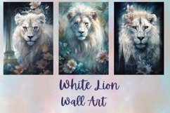 Majestic watercolor Lion Wall Art ,Jpg 12x18 inch Product Image 1