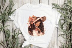 Cottagecore Ebony Girl Sublimation Product Image 2