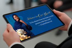 Blue &amp; Rose Funeral Slideshow Template Canva Memorial Video Product Image 10