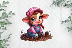 Cute Farm Animals Sublimation Clipart Product Image 1