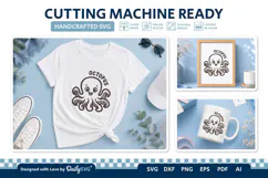 Cute Ocean Animal SVG | Kawaii Sea Creatures Product Image 2