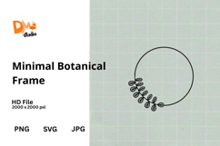 Minimal Botanical Frame Product Image 1
