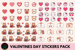 Valentines Day Stickers Pack I Girly Valentine Stickers Pack Product Image 6