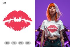 Lips SVG &amp; Clipart - Beauty Clipart Product Image 1