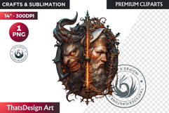 Krampus Christmas Clipart , Bad santa Christmas clipart png Product Image 1