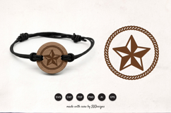 Nautical Bracelet Laser Cut SVG Product Image 1