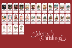Cartoon Christmas Gift Tags Bundle, Printable Christmas Product Image 6