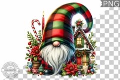 Christmas Gnome Sublimation - Clipart PNG Bundle Product Image 7