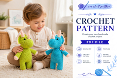 Triceratops Amigurumi Crochet Pattern PDF Product Image 3