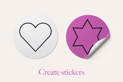 50 Geometric Shape Procreate Stamps Product Image 6