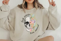 Floral Skull Png | Kinda Emotionless Kinda Emotional Product Image 5