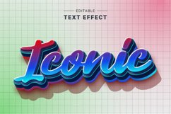 Editable Text Effect for Illustrator. Vector Graphic styles Product Image 1