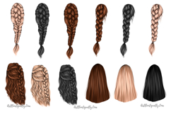 Natural Hair Woman Clipart Product Image 4
