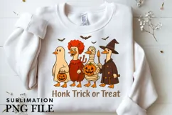 Trick or treat gooses png design for T-shirts Product Image 3