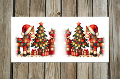 Christmas patchwork | 4 retro Sublimation Mug designs P2 Product Image 2