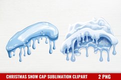 Christmas Snow Cap Sublimation Clipart Product Image 1