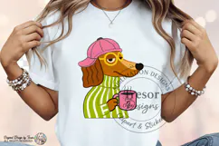 Funny Dachshund Dog PNG Coffee Lover Design Funny Pet Lover Product Image 10