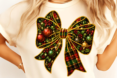 Christmas Bow PNG, Hand Drawn Holiday Ribbon Bows PNG Product Image 1