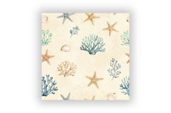 Coastal Nautical Digital Paper Pack, Beach House Seamless Product Image 6