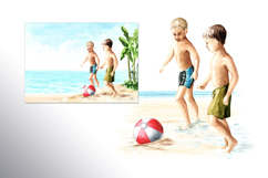 Kids on the beach Product Image 7