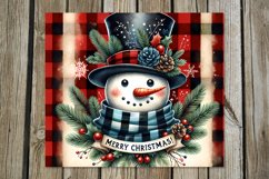 Xmas Snowman | retro Christmas Skinny tumbler sublimation Product Image 6