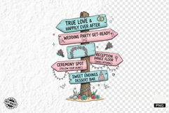 Summer Wedding Signspots Clipart Product Image 1