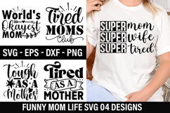 Funny Mom Life SVG Design - Tough As a Mother Product Image 1