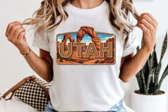 Utah State PNG, Vintage Delicate Arch Desert Sublimation Product Image 7
