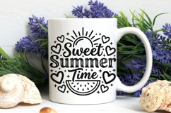 Sweet Summer Time Svg, Summer Vibes Svg, Beach Vacation Svg. Product Image 7