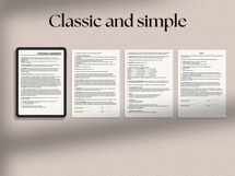 Caregiver Agreement doc simple template, MS Word editable Product Image 6