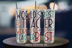 "Unique Teacher Appreciation 20oz Sublimation Mug"