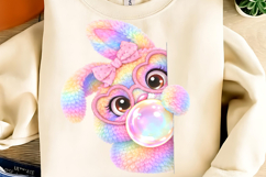 Yarn Crochet Easter Bunny PNG, Happy Easter PNG, Easter PNG Product Image 7