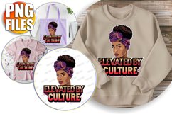Enchanted TSHIRT Designs PNG, Afro Woman Product Image 1