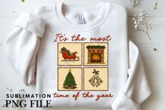 Christmas squares png design for T-shirts Product Image 3