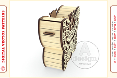 Wooden clutch purse v113 - laser cut vector - Glowforge file Product Image 6