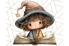 Spooky Little Witches Halloween Clipart PNG Product Image 2