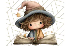 Spooky Little Witches Halloween Clipart PNG Product Image 2