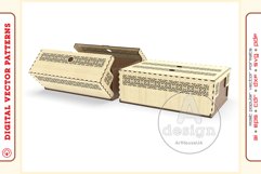 Box Organizer v24 - laser cut file - Glowforge ready SVG Product Image 6