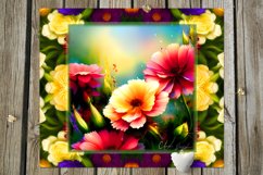 Flowers | Summer Skinny tumbler design Sublimation bundle Product Image 6