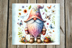 Summer gnomes | flowers Skinny tumbler Sublimation design Product Image 6