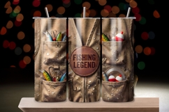 Dad Hobbies 3D Faux Leather Sublimation Tumbler Wrap PNG&amp;JPG Product Image 6