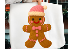 Pink Crochet Christmas PNG Bundle, Crochet Yarn Christmas Product Image 4