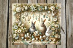 Vintage Easter | Skinny tumbler Sublimation design PLUS2 Product Image 2