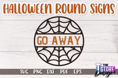 Halloween Round Signs SVG Design|Halloween Signs Quotes SVG Product Image 7