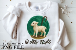 Oil painted holy night png design for T-shirts Product Image 3