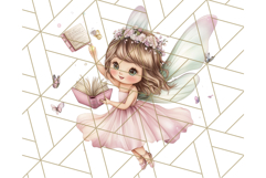 Bookish Fairy PNG Clipart, Whimsical Reading Elements Png Product Image 2