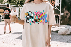 Mom PNG sublimation | Mother's Day PNG T-Shirt Product Image 1